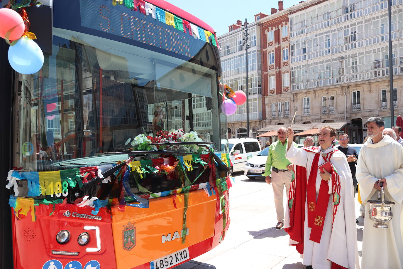 San Cristóbal protegerá un año más a los conductores de Burgos