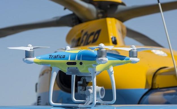 Drones de la DGT multarán a partir de mañana en las carreteras de Castilla y León