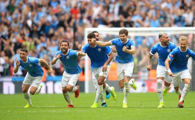 El Manchester City gana la Community Shield en los penaltis