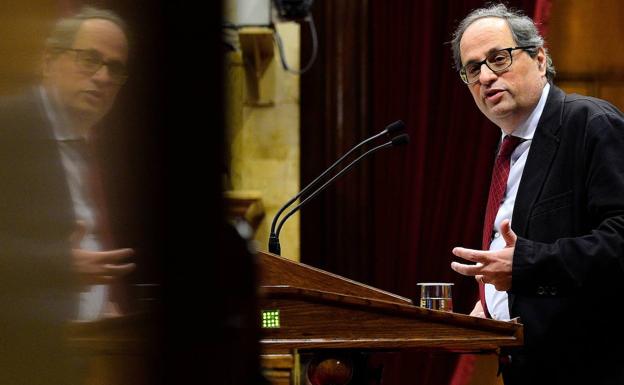 Torra caldea la Diada con la amenaza de no acudir al juicio por los lazos