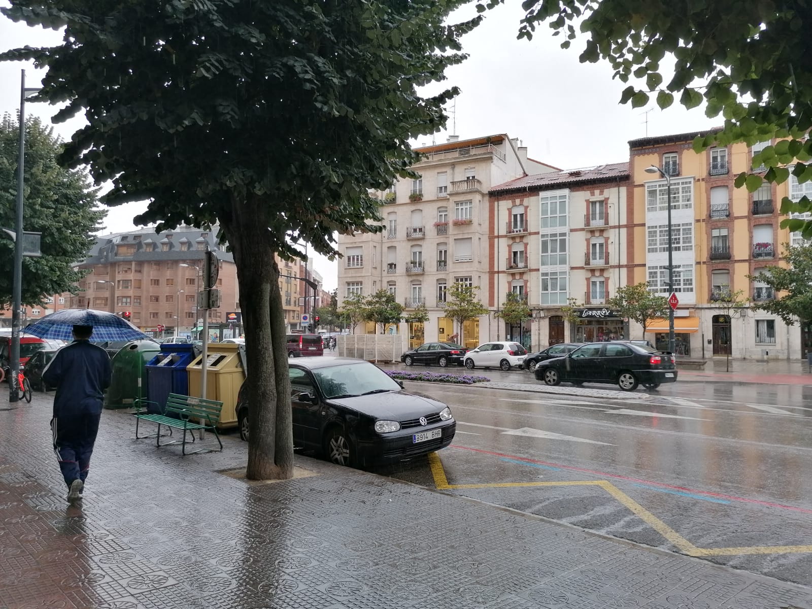 La lluvia ha regresado a Burgos con septiembre