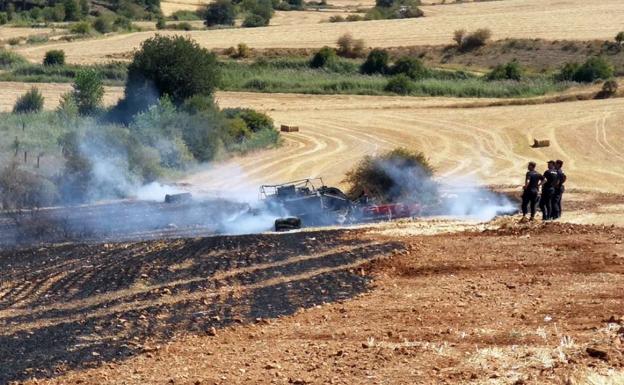 Los fuegos por maquinaria agrícola queman 328 hectáreas, el 84,6% del total de superficie calcinada este verano