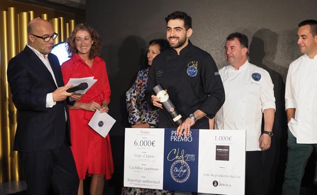 El cocinero burgalés Alejandro Serrano, proclamado Chef Balfegó 2019