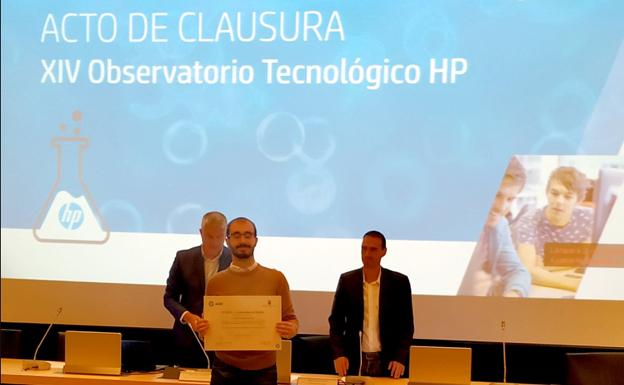 El Observatorio Tecnológico HP premia el TFG de un estudiante de la UBU