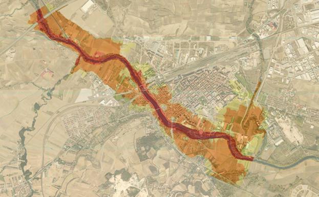 Burgos cuenta con casi 200 kilómetros de zonas potencialmente inundables