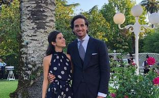 Los novios, en una boda a la que acudieron recientemente./S. Gago