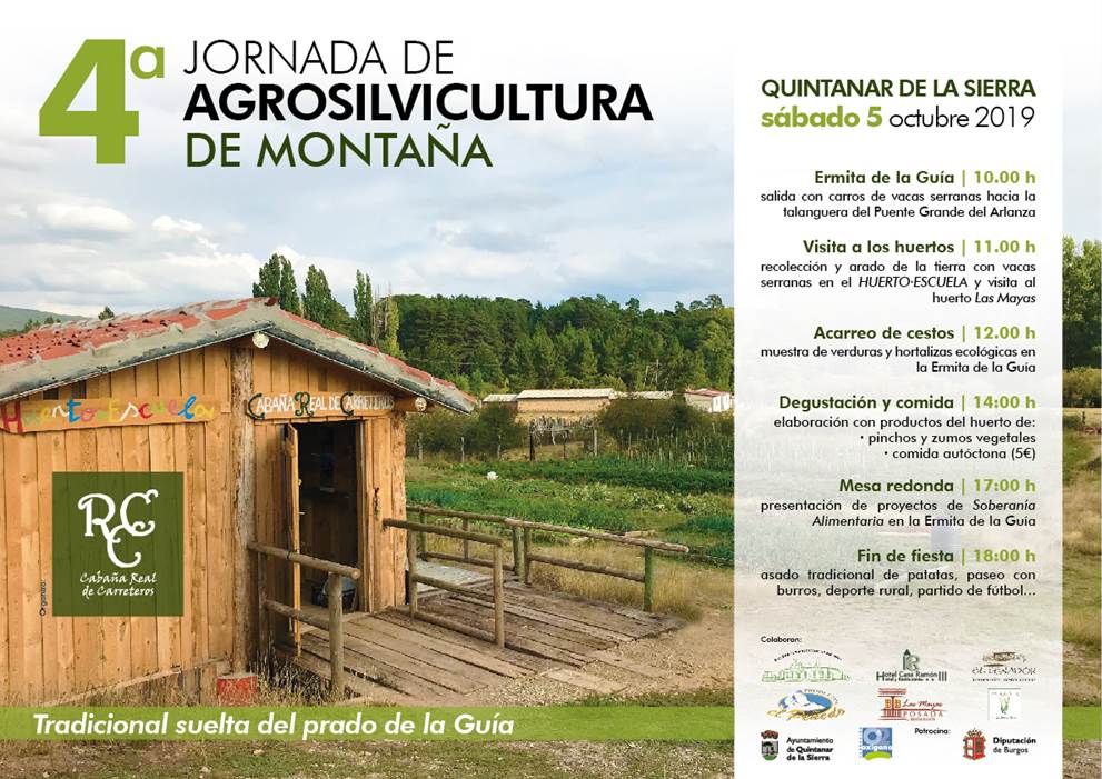 La Cabaña de Carreteros recupera las Jornadas de Silvicultura de Montaña a través de su proyecto de huerto escuela en Quintanar de la Sierra