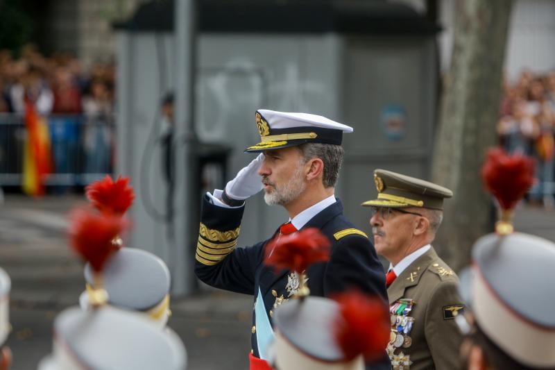 El desfile del Día de la Fiesta Nacional, en imágenes