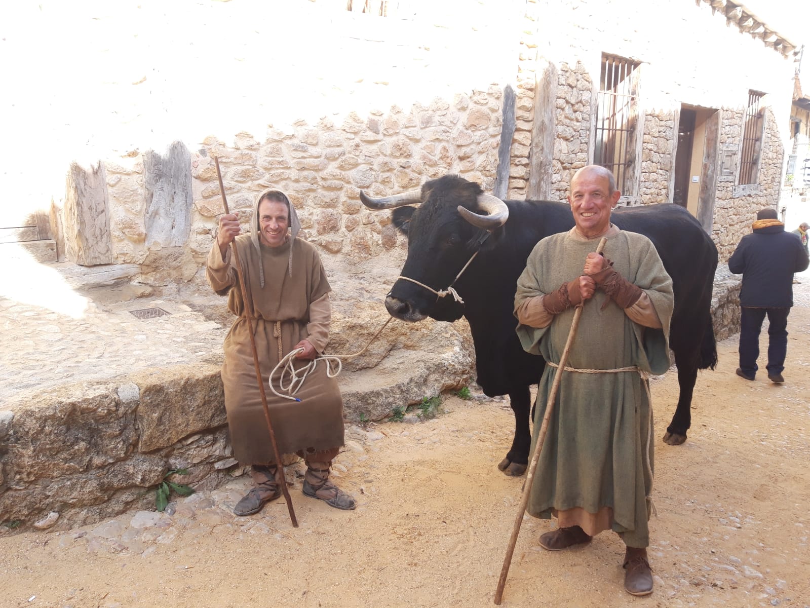 La Cabaña Real de Carreteros participa en la grabación de la serie 'El Cid'