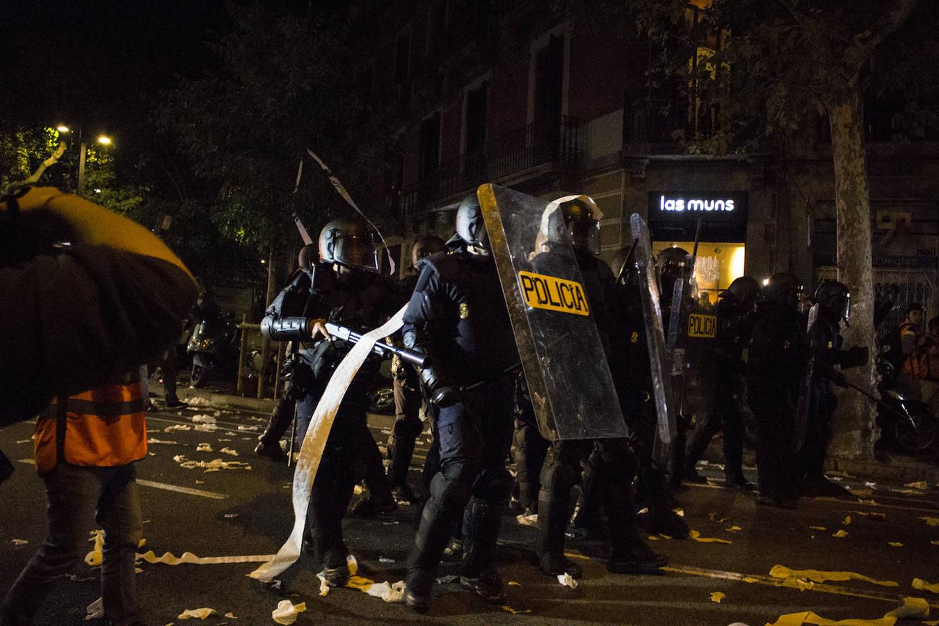 Noche de terror en las calles de Barcelona