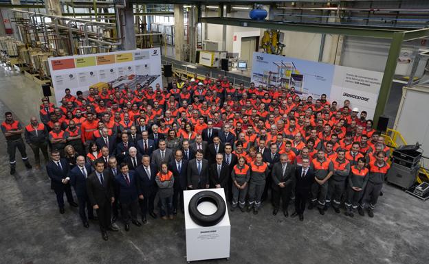 Bridgestone alcanza los 300 millones de neumáticos producidos en su planta de Burgos