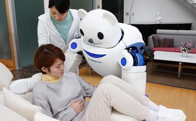 Japón pone a prueba robots como cuidadores de ancianos