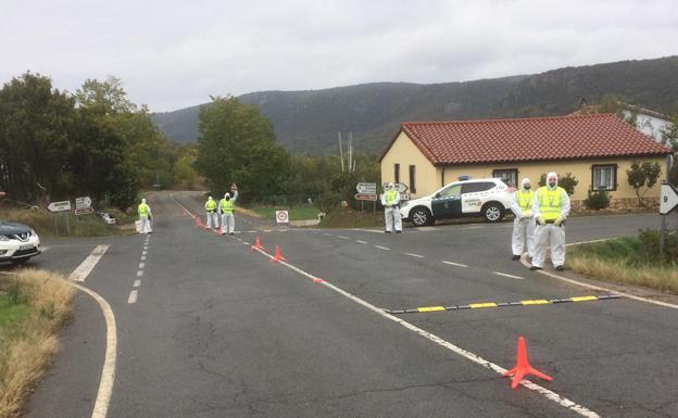 Guardia Civil y Ertzaintza realizan un simulacro de control de accesos a la central nuclear de Garoña