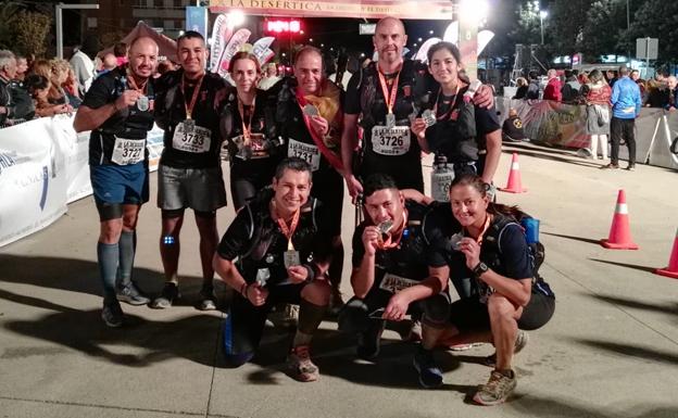 Un equipo mixto del Cuartel General de la División San Marcial lográ acabar la III edición de la carrera 'La Desértica'