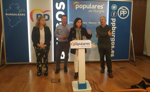 El PP centra su campaña electoral en la provincia de Burgos en el desbloqueo, la crisis territorial de Cataluña y la crisis económica