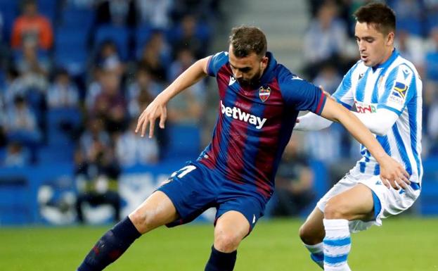 El Levante frena a la Real Sociedad