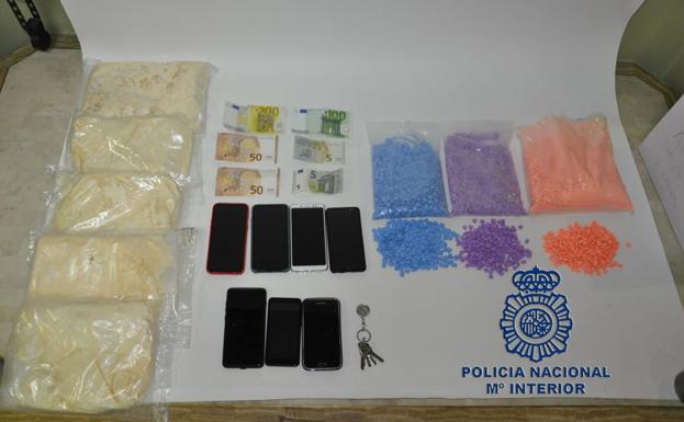 Incautadas 7.800 pastillas de éxtasis y más de 5 kilos de speed en un operativo antidroga