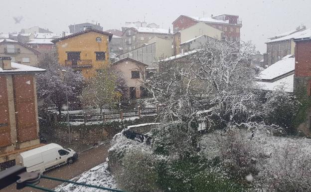 Burgos, en alerta naranja por nieve, con acumulaciones máximas de 20 centímetros en la zona norte