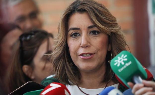 Susana Díaz da su visto bueno a la coalición con Unidas Podemos