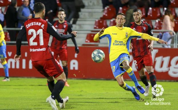 El Mirandés sigue sumando ante un Las Palmas mermado por las bajas