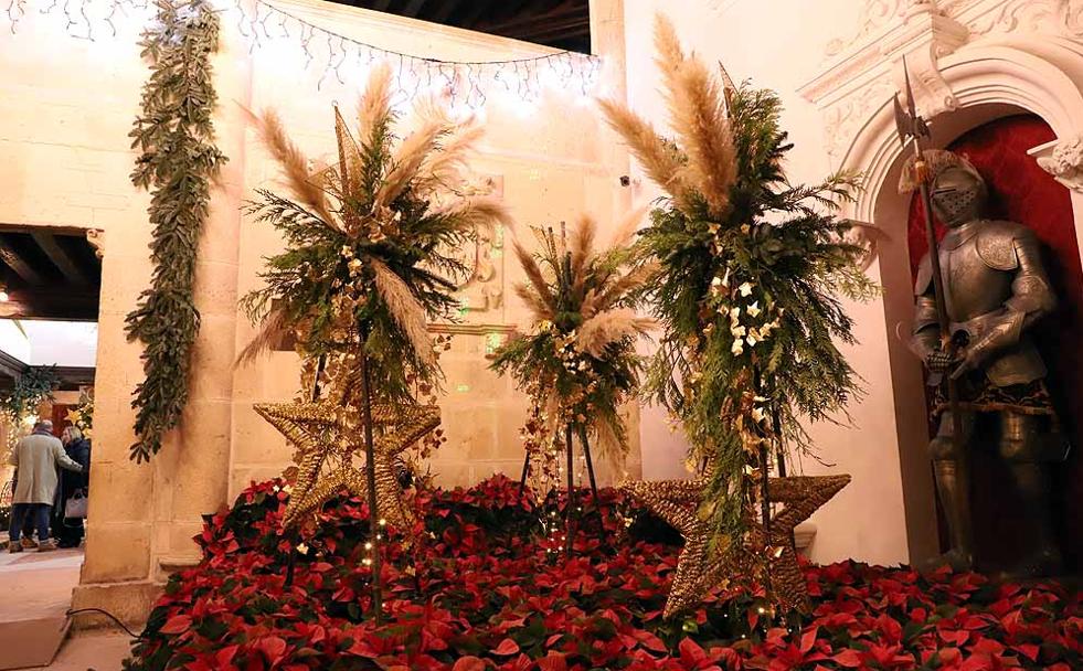 La feria de flores de Castilfalé da el pistoletazo de salida a la Navidad en Burgos