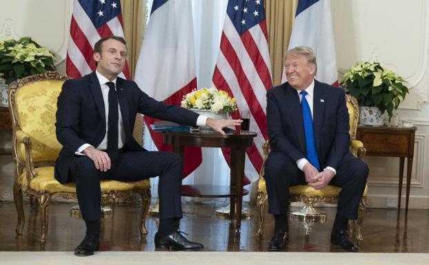 'Show' de Trump y Macron en la OTAN