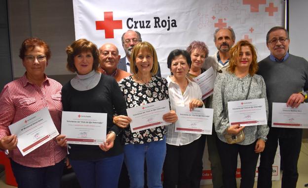 Cruz Roja Española en Burgos homenajea al «verdadero motor» de la organización en el Día Internacional del Voluntariado