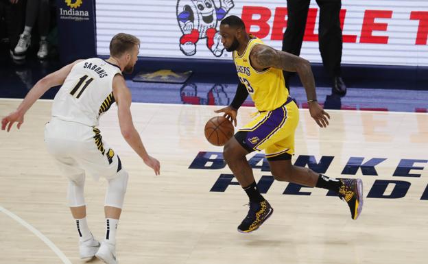 Sabonis acaba con la racha de los Lakers