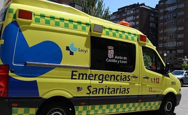 Herido leve un varón tras volcar con su vehículo en Medina de Pomar