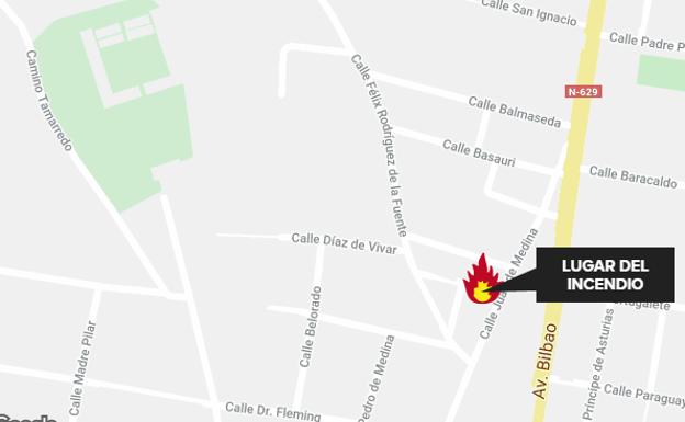 Fallece una mujer de 90 años en el incendio de una vivienda en Medina de Pomar