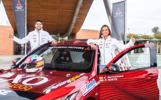 Cristina Gutiérrez y el Mitsubishi Eclipse Cross superan con éxito el difícil arranque del Dakar 2020