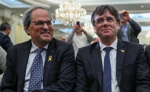 Torra y Puigdemont maniobran para restar protagonismo a Pere Aragonès