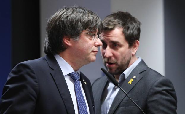 Puigdemont y Comín cobrarán 70.000 euros en atrasos por ser eurodiputados desde julio