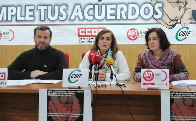 Los sindicatos CSIF, UGT y CCOO plantan en la mesa de negociación a Educación por incumplir con los acuerdos de 2019