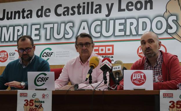 Los sindicatos se movilizan este jueves contra la Junta de Castilla y León