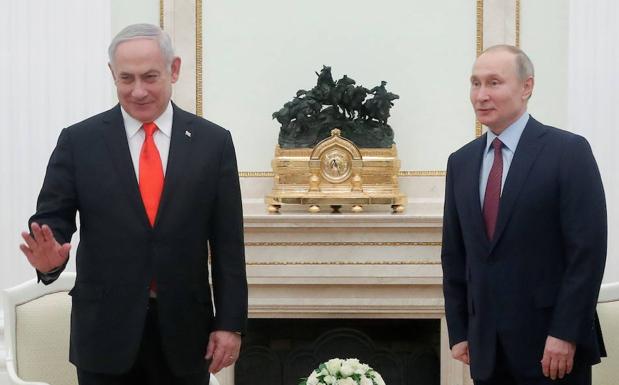 Netanyahu llega a Moscú para presentar a Putin el plan de paz de Trump sobre el conflicto palestino