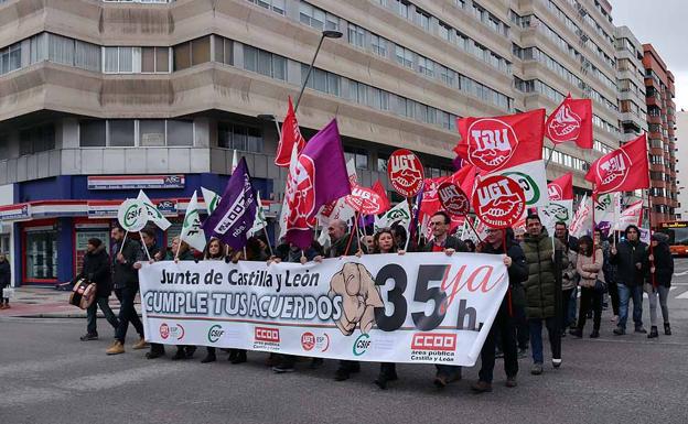 Los sindicatos continuarán con el calendario de movilizaciones hasta que la Junta atienda sus reivindicaciones