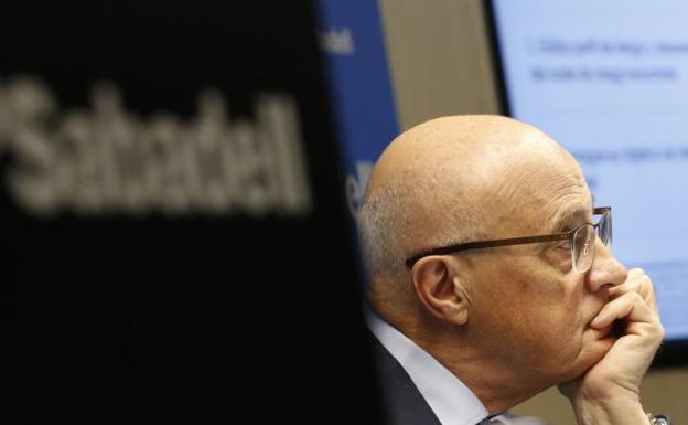 Sabadell atribuye su fuerte caída bursátil al impacto sufrido por la venta de carteras de activos
