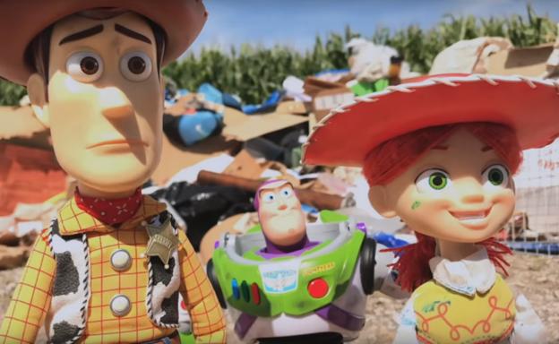 'Toy Story 3' de plástico, carne y hueso