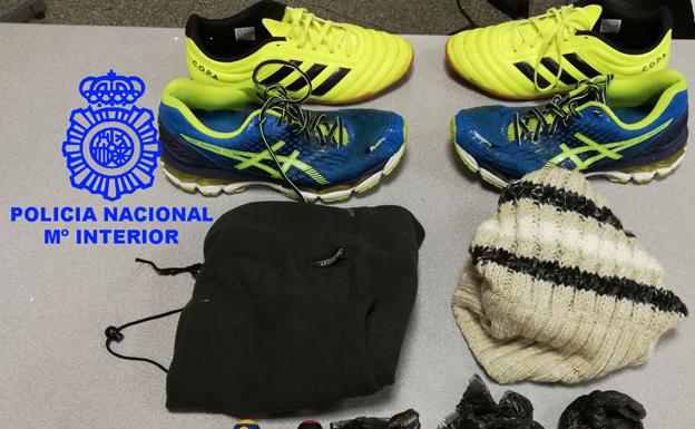Detenido por el robo de 200 euros, prendas y calzado en un bar de Gamonal