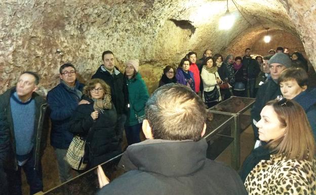 El CIT de Lerma recupera las visitas a las bodegas subterráneas