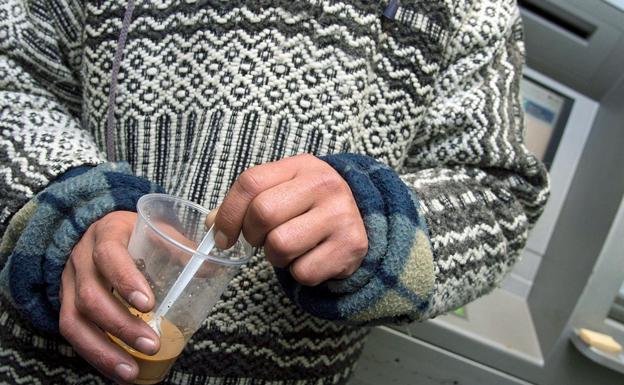 Así era una noche de 'café-calor' antes de la pandemia en Burgos