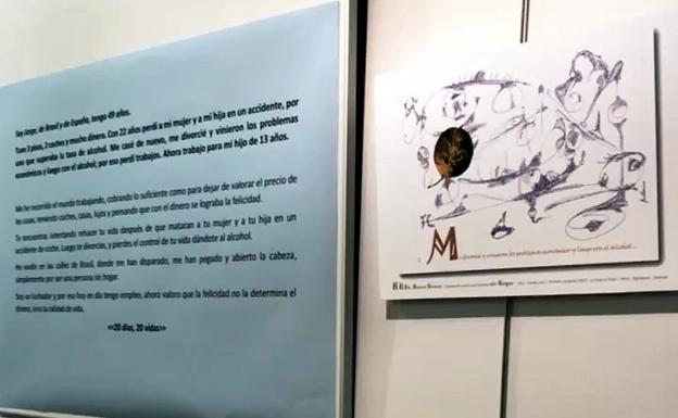 El proyecto social Hogar MEVI' de la UBU presenta la exposición 'Hojas de Soledad' en el Espacio Joven de Burgos
