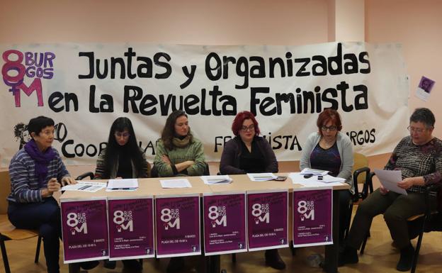 La coordinadora feminista de Burgos llama a las mujeres a salir a la calle el 8 de marzo