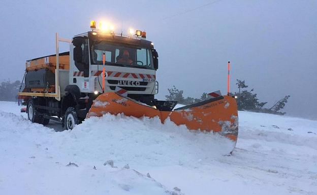 Activada la fase de alerta por nevadas en la cordillera Cantábrica en Burgos, León y Palencia