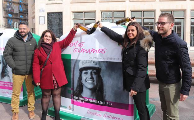 El Ayuntamiento de Burgos y Ecovidrio, juntos por el Día Internacional de la Mujer