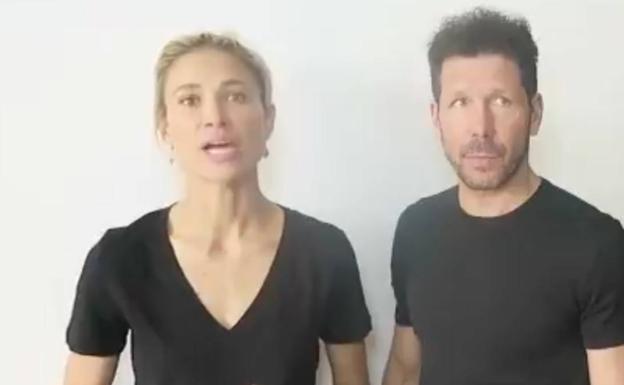 Simeone lanza una campaña con la Cruz Roja para comprar material sanitario