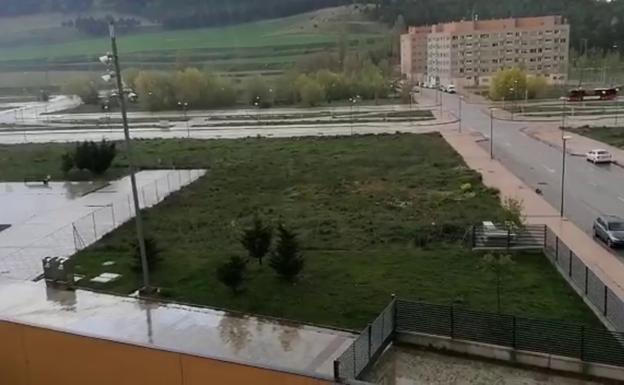 Las tormentas dejaron 46 rayos este lunes en Burgos, que sigue bajo la amenaza de la lluvia