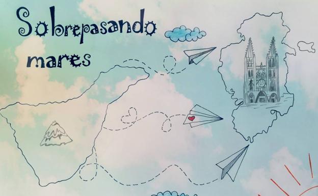 El proyecto burgalés que une escolares tinerfeños con residencias de mayores de la provincia