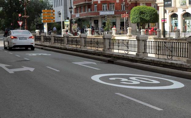 Un millar de calles en Burgos reducen a 30 km/h el límite de velocidad